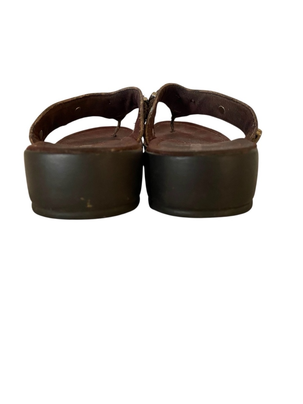 Minnetonka Silverthorne Brown Sandals with Silver and Braid Details | 9 - Picture 3 of 7